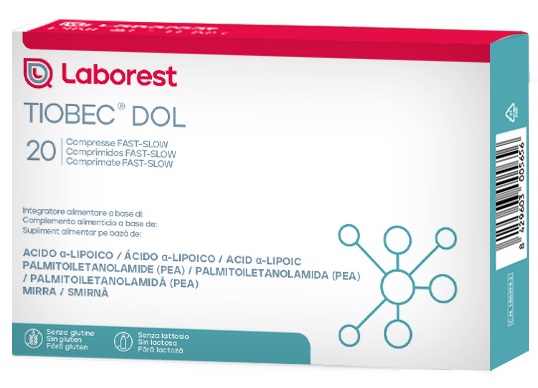 TIOBEC DOL 20 COMPRESSE DA 1455 MG - Antica Farmacia Celesia