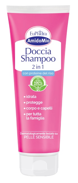 EUPHIDRA AMIDOMIO DOCCIA SHAMPOO 2 IN 1 250 ML - Antica Farmacia Celesia