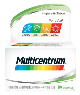 MULTICENTRUM ADULTI 30 COMPRESSE - Antica Farmacia Celesia