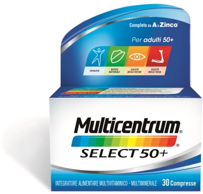MULTICENTRUM SELECT 50+ 30 COMPRESSE - Antica Farmacia Celesia