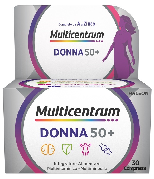 MULTICENTRUM DONNA 50+ 30 COMPRESSE - Antica Farmacia Celesia