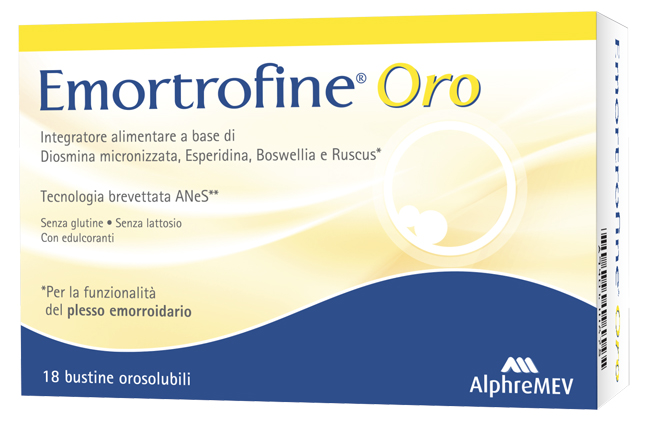 EMORTROFINE ORO 18 BUSTINE DA 3 G - Antica Farmacia Celesia