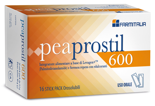 PEAPROSTIL 600 16 STICK PACK OROSOLUBILI - Antica Farmacia Celesia