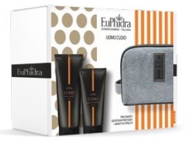 EUPHIDRA UOMO CUOIO BEAUTY DOCCIA SHAMPOO ANTIBATTERICO 200 ML + BALSAMO DOPOBARBA 100 ML + 1 BEAUTY - Antica Farmacia Celesia