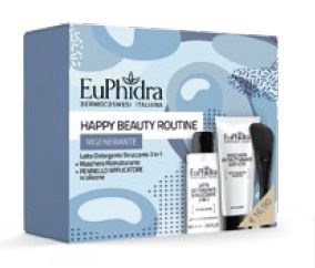 EUPHIDRA HAPPY BEAUTY ROUTINE RIGENERANTE MASCHERA RISTRUTTURANTE CON PENNELLO + GEL PURIFICANTE 100 ML - Antica Farmacia Celesia