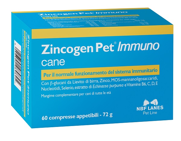 ZINCOGEN PET IMMUNO 60 COMPRESSE - Antica Farmacia Celesia