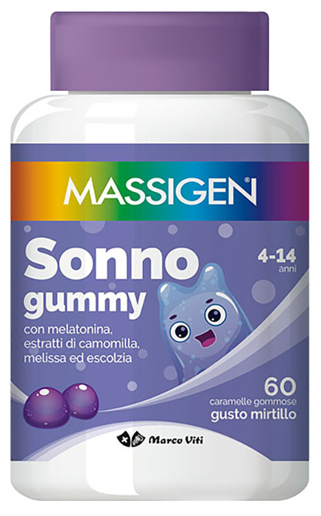 MASSIGEN SONNO GUMMY 60 CARAMELLE - Antica Farmacia Celesia