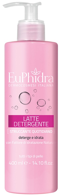 EUPHIDRA LATTE DETERGENTE STRUCCANTE QUOTIDIANO 400 ML - Antica Farmacia Celesia