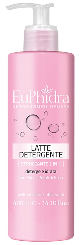 EUPHIDRA LATTE DETERGENTE STRUCCANTE 2IN1 400 ML - Antica Farmacia Celesia
