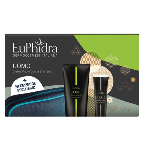 EUPHIDRA UOMO BEAUTY BOX 1 DOCCIA SHAMPOO + 1 CREMA VISO MAT + 1 BEAUTY - Antica Farmacia Celesia