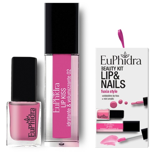 EUPHIDRA COFANETTO BEAUTY KIT FUXIA STYLE 1 GLOSS + 1 SMALTO - Antica Farmacia Celesia