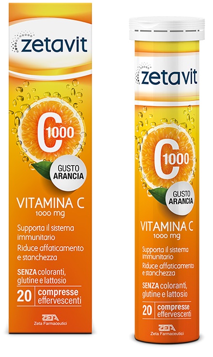 ZETAVIT C1000 20 COMPRESSE EFFERVESCENTI - Antica Farmacia Celesia