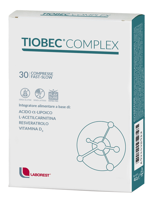 TIOBEC COMPLEX 30 COMPRESSE FAST SLOW - Antica Farmacia Celesia