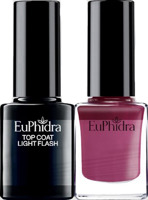 EUPHIDRA SMALTO SEMIPERM+TOP COAT LIGHT PROTETTIVO SP02 10 ML - Antica Farmacia Celesia