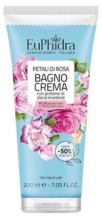 EUPHIDRA BAGNO CREMA PETALI DI ROSA 200 ML - Antica Farmacia Celesia
