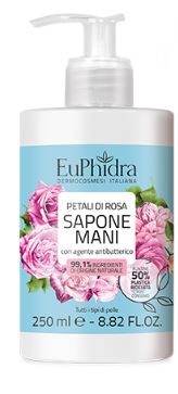 EUPHIDRA SAPONE LIQUIDO PETALI DI ROSA 250 ML - Antica Farmacia Celesia