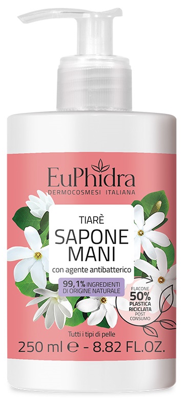 EUPHIDRA SAPONE LIQUIDO TIARE' 250 ML - Antica Farmacia Celesia