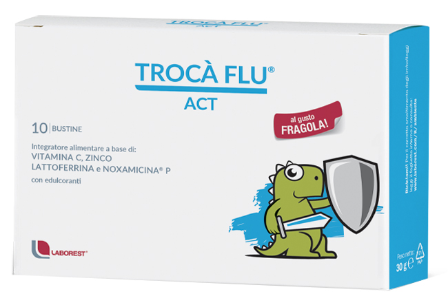 TROCA' FLU ACT 10 BUSTINE - Antica Farmacia Celesia