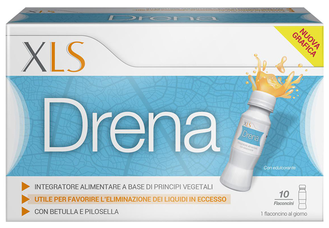 XLS DRENA 10 FLACONCINI X 10 ML - Antica Farmacia Celesia