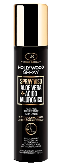 HOLLYWOOD SPRAY VISO ALL'ACIDO IALURONICO E ALL'ALOE VERA 75 ML - Antica Farmacia Celesia