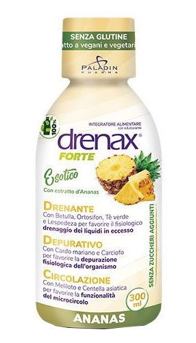 DRENAX FORTE ESOTICO CON ESTRATTO D'ANANAS 300 ML - Antica Farmacia Celesia