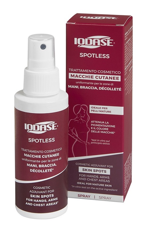 IODASE SPOTLESS TRATTAMENTO AGE SPOTS MANI BRACCIA DECOLLETE SPRAY 100 ML - Antica Farmacia Celesia
