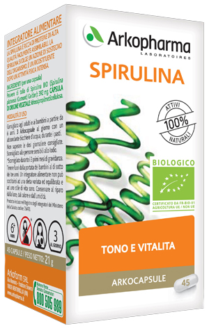 ARKO CAPSULE SPIRULINA BIO 45 CAPSULE - Antica Farmacia Celesia