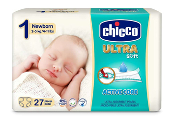 CHICCO PANNOLINO ULTRA CHICCHO NEWBORN 27 X 10 - Antica Farmacia Celesia