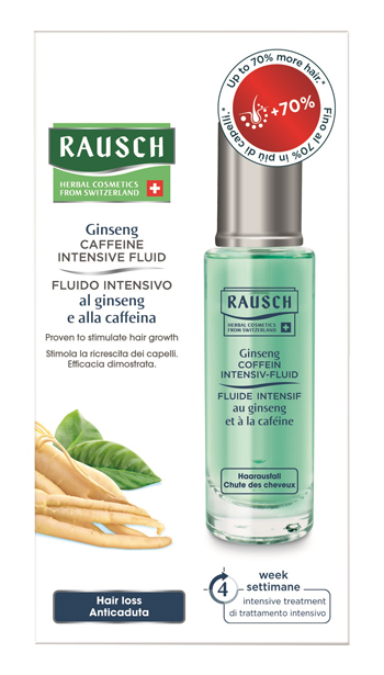 RAUSCH FLUIDO INTENSIVO GINSENG E CAFFEINA 30 ML - Antica Farmacia Celesia