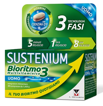 SUSTENIUM BIORITMO3 UOMO ADULTO 30 COMPRESSE - Antica Farmacia Celesia