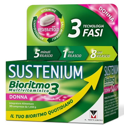 SUSTENIUM BIORITMO3 DONNA ADULTA 30 COMPRESSE - Antica Farmacia Celesia