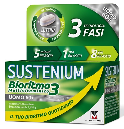 SUSTENIUM BIORITMO3 UOMO 60+ 30 COMPRESSE - Antica Farmacia Celesia