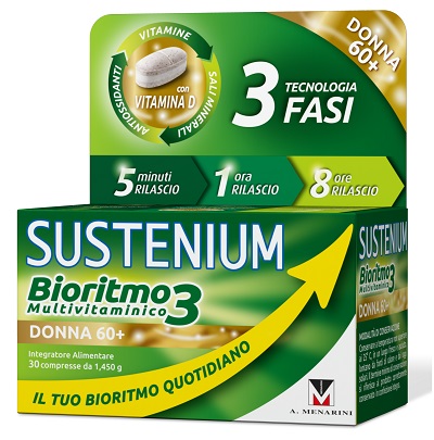 SUSTENIUM BIORITMO3 DONNA 60+ 30 COMPRESSE - Antica Farmacia Celesia