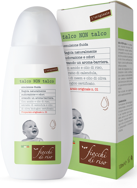 FIOCCHI DI RISO TALCO NON TALCO 120 ML - Antica Farmacia Celesia