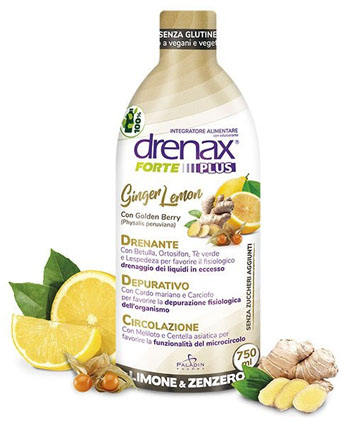 DRENAX FORTE PLUS GINGER LEMON 750 ML - Antica Farmacia Celesia