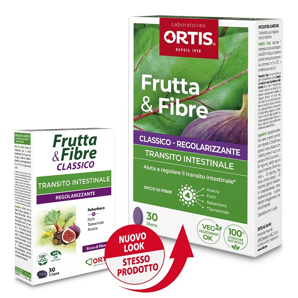 FRUTTA & FIBRE CLASSICO 30 COMPRESSE - Antica Farmacia Celesia