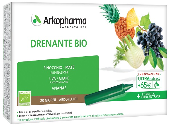 ARKOFLUIDI DRENANTE BIO 20 FIALE - Antica Farmacia Celesia