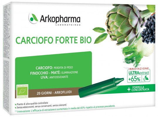 ARKOFLUIDI ULTRA SUONI CARCIOFO FORTE BIO 20 FIALE - Antica Farmacia Celesia