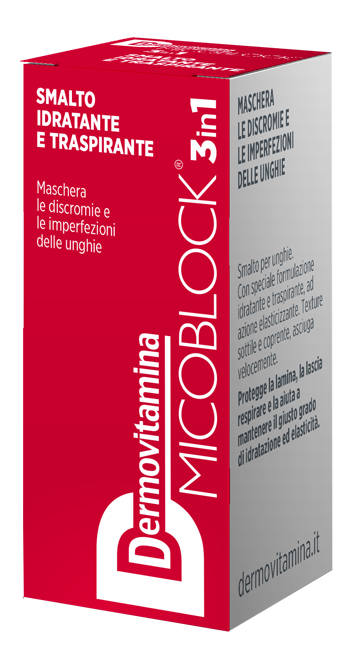 DERMOVITAMINA MICOBLOCK 3 IN 1 SMALTO IDRATANTE E TRASPIRANTE ROSSO 5 ML - Antica Farmacia Celesia
