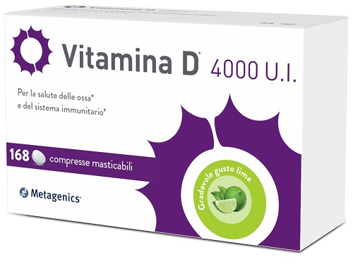 VITAMINA D 4000UI 168 COMPRESSE MASTICABILI - Antica Farmacia Celesia