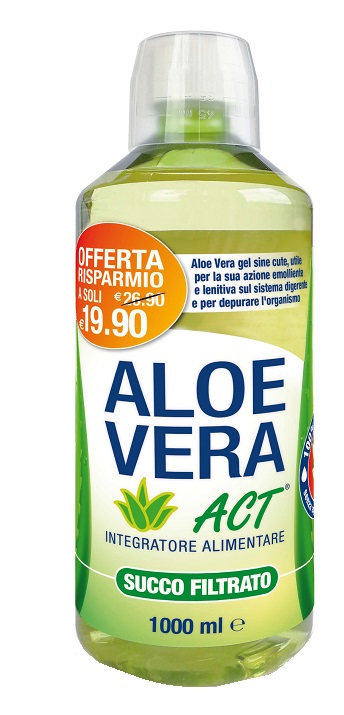 ALOE VERA ACT SUCCO FILTRATO 1000 ML - Antica Farmacia Celesia