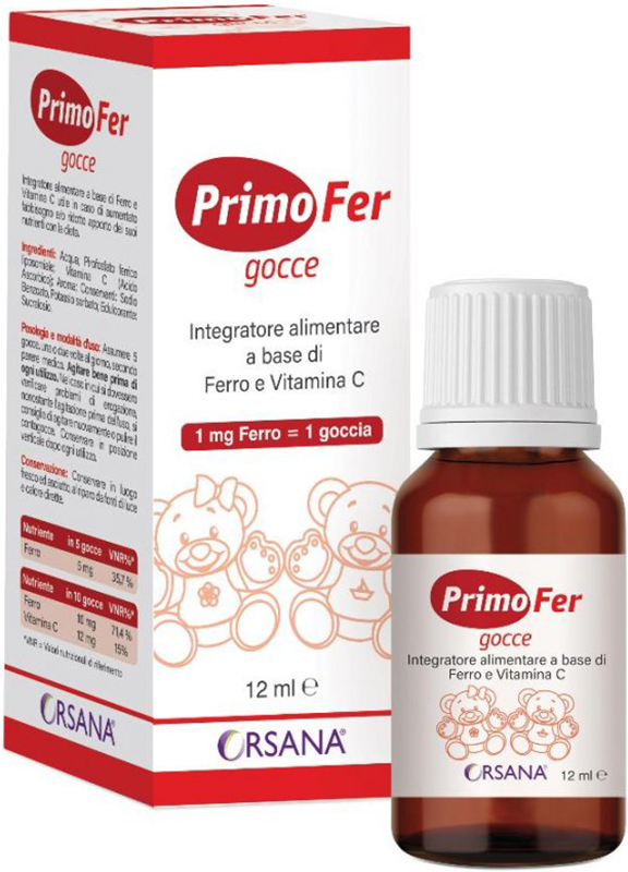 PRIMOFER GOCCE 12 ML - Antica Farmacia Celesia