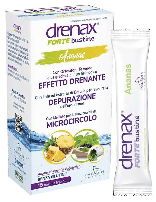 DRENAX FORTE ANANAS 15 BUSTINE - Antica Farmacia Celesia