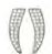 ORECCHINI POST FORATURA CRYSTAL WING BJT983 - Antica Farmacia Celesia