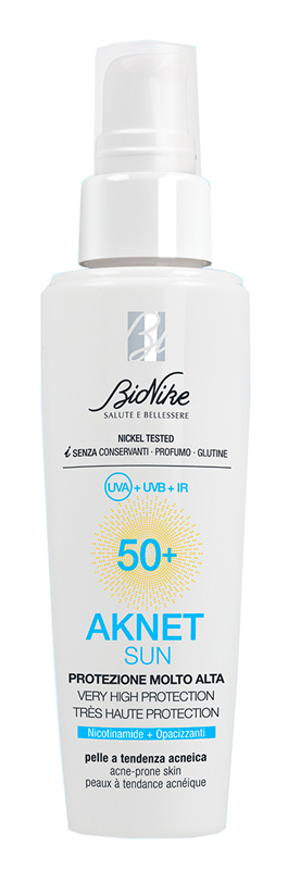 AKNET SUN PROTEZIONE MOLTO ALTA SPF50+ 50 ML - Antica Farmacia Celesia
