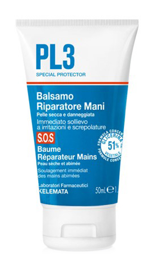 PL3 BALSAMO RIPARATORE MANI SOS 50 ML - Antica Farmacia Celesia
