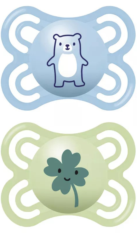 MAM SUCCHIETTO PERFECT 2-6 MESI SILICONE SINGLE BOX MASCHIO - Antica Farmacia Celesia