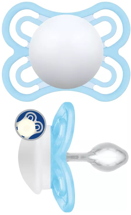 MAM SUCCHIETTO PERFECT 2-6 MESI SILICONE SINGLE BOX MASCHIO - Antica Farmacia Celesia