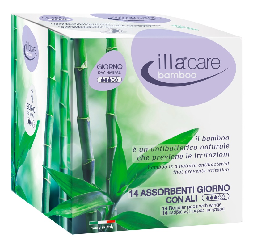 ILLA CARE BAMBOO ASSORBENTE GIORNO 14 PEZZI - Antica Farmacia Celesia