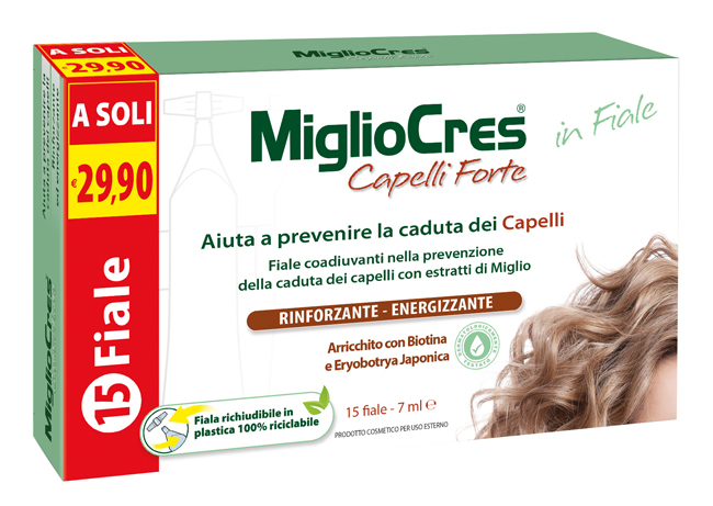 MIGLIOCRES FORTE 15 FIALE TRATTAMENTO DERMOCOSMETICO - Antica Farmacia Celesia